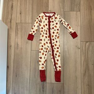 Fall toddler bamboo pajamas